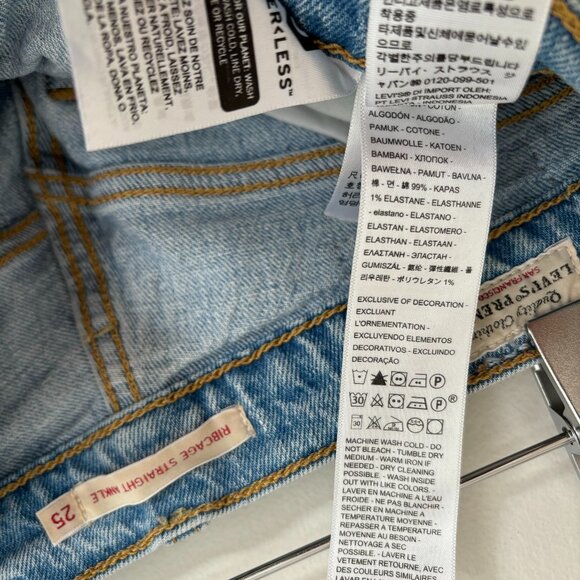 Levi's Ribcage Straight Ankle Jean - Size 25 - Picture 11 of 13
